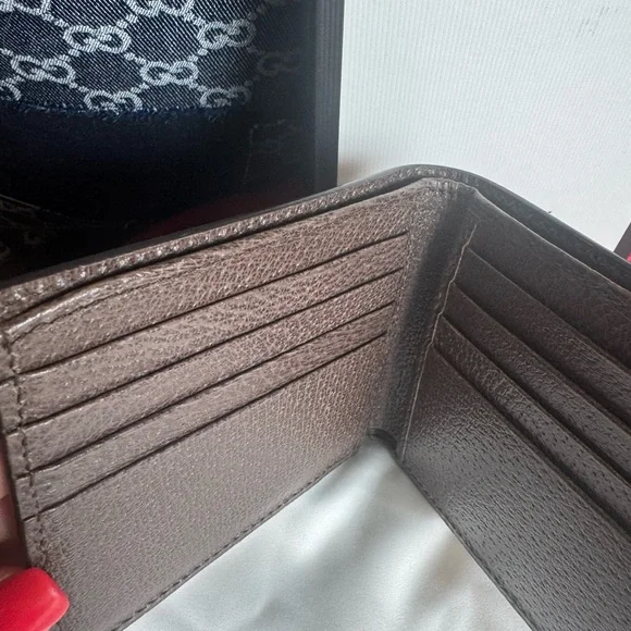 Gucci Supreme Monogram Tian Bifold Men’s Wallet - Picture 5 of 8